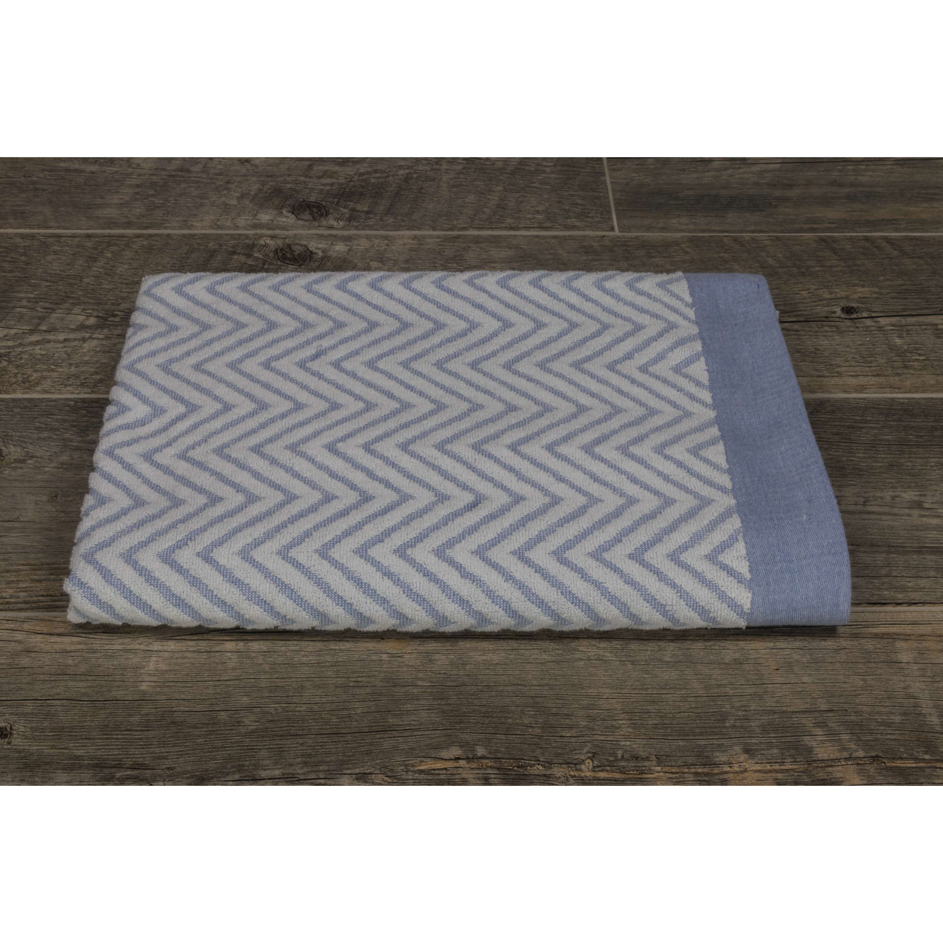 Fibertone Jacquard Pool Towels - Chevron