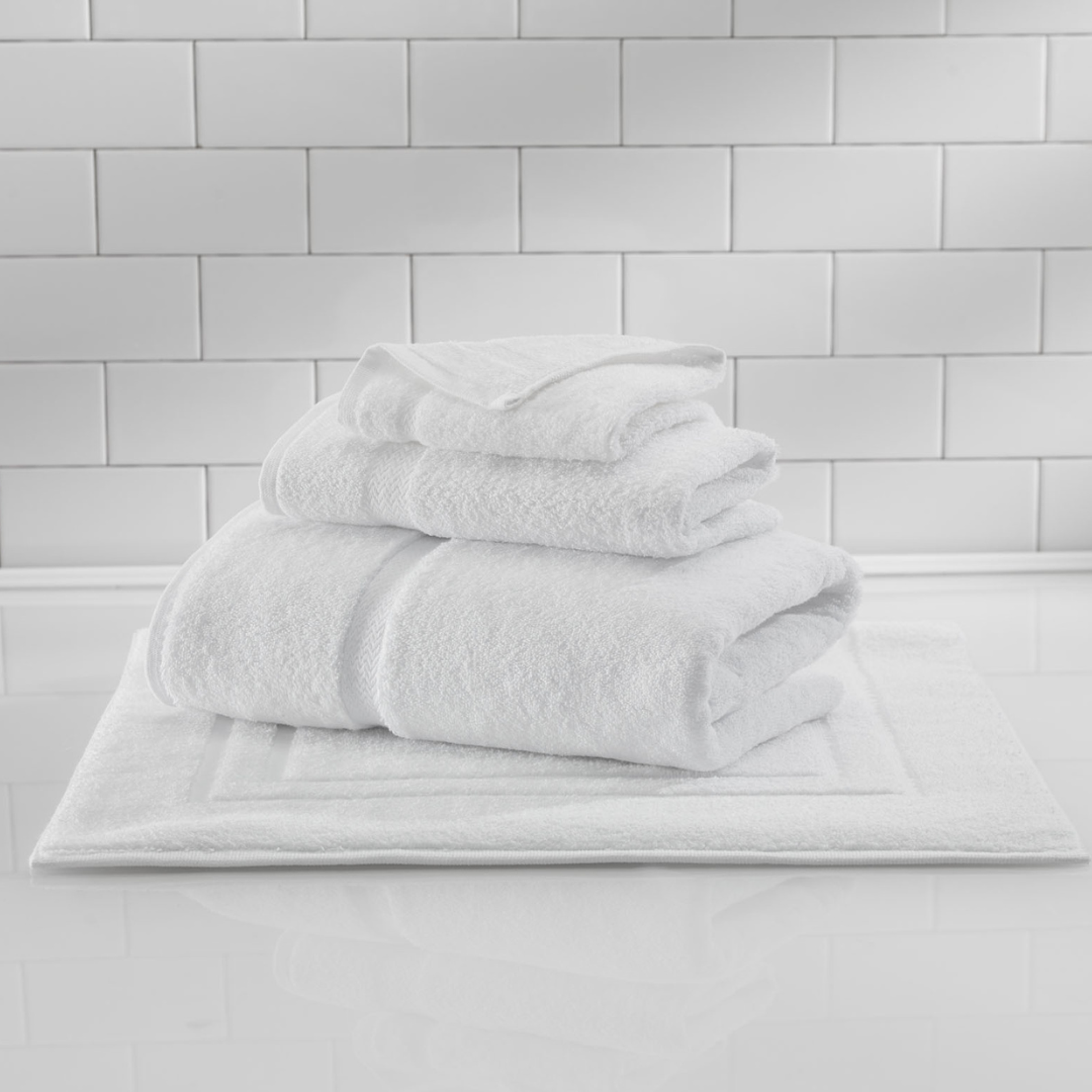 Crown Touch Terry Collection White