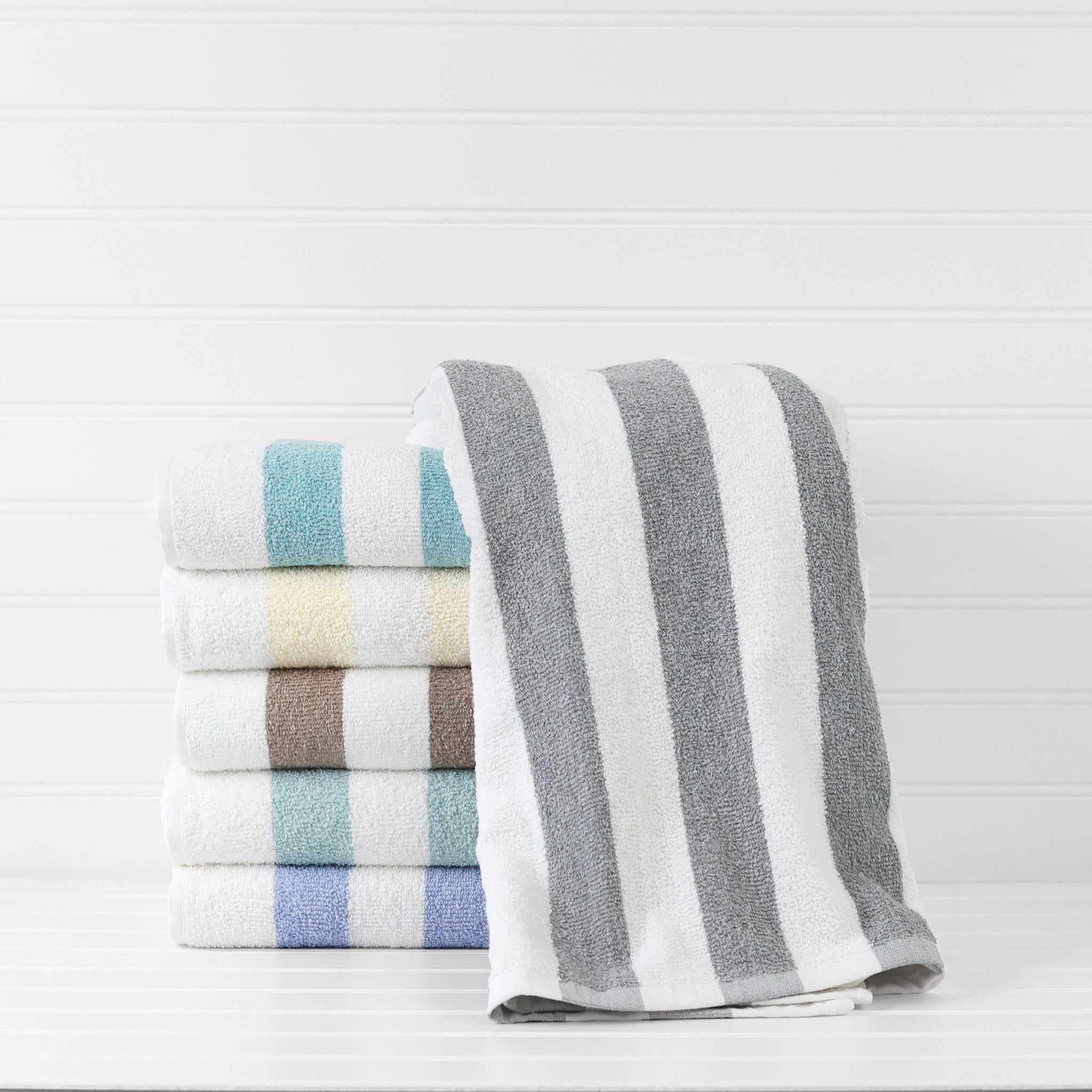 Fibertone Cabana Stripe Pool Towels