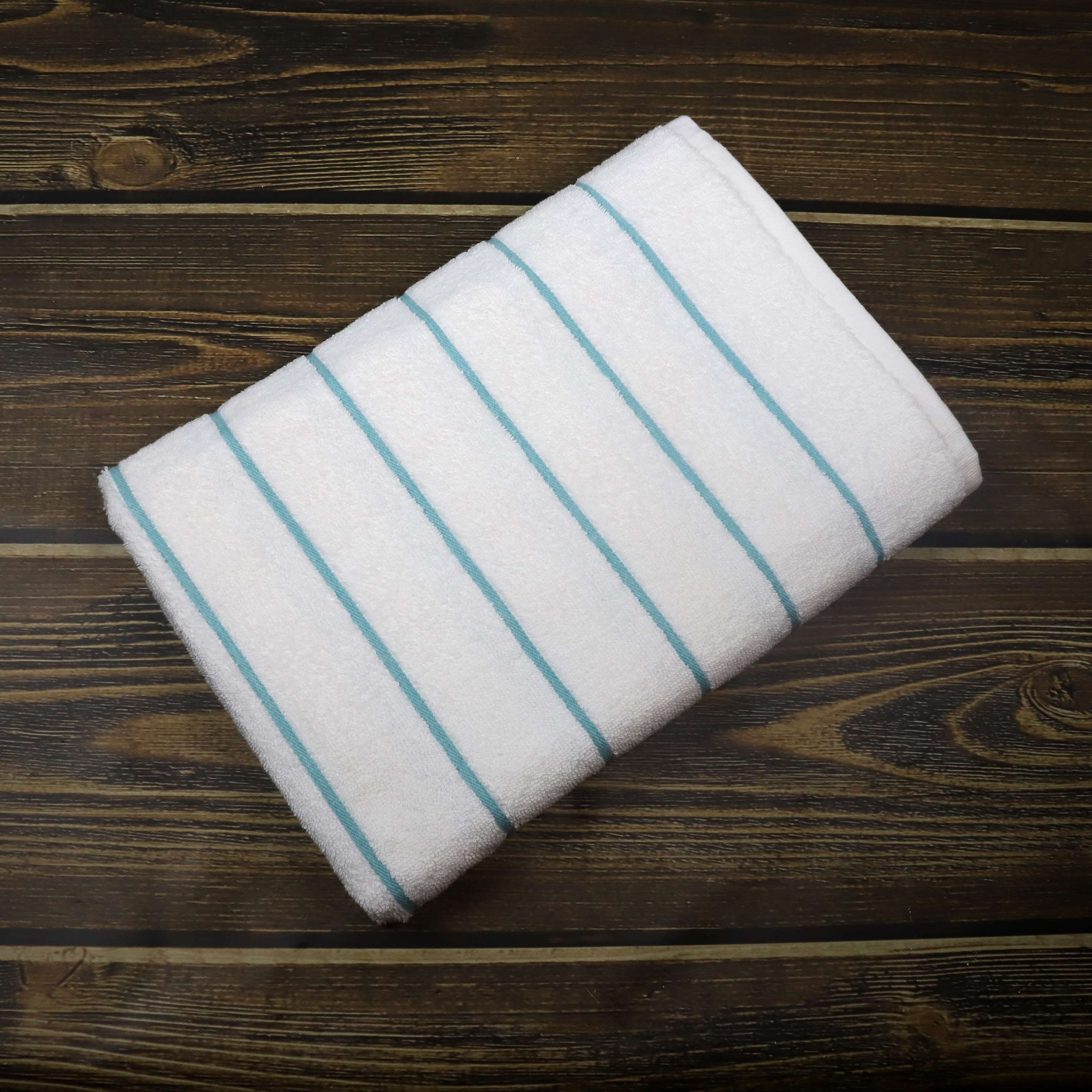 Fibertone Twill Ribbed Stripe Pool Towel